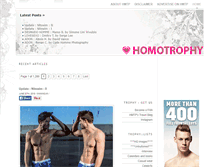 Tablet Screenshot of homotrophy.com